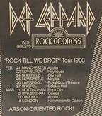 ADVERT, Def Leppard / Rock Godess on Feb 24, 1983 [275-small]