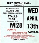 Ticket Stub, Marillion / Peter Hamill on Apr 13, 1983 [283-small]
