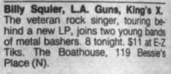 Billy Squier / L.A. Guns / King's X on Dec 8, 1989 [348-small]