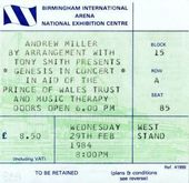 Ticket Stub, Genesis on Feb 29, 1984 [399-small]