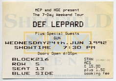 Def Leppard / Gun on Jun 23, 1992 [427-small]