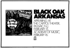 Black Oak Arkansas / Duke Williams & the Extremes / The Charlie Daniels Band on Feb 15, 1974 [456-small]