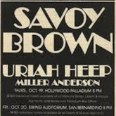 Savoy Brown / Uriah Heep / Miller Anderson on Oct 19, 1972 [534-small]