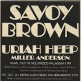 Savoy Brown / Uriah Heep / Miller Anderson on Oct 19, 1972 [534-small]