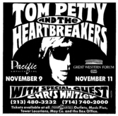 Tom Petty And The Heartbreakers / chris whitley on Nov 11, 1991 [536-small]