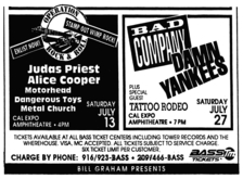 Judas Priest / Alice Cooper / Motorhead / Dangerous Toys / Metal Church on Jul 13, 1991 [542-small]