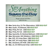 Say Anything / Saves The Day / Reggie And The Full Effect on Dec 5, 2014 [682-small]