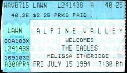The Eagles / Melissa Etheridge on Jul 15, 1994 [731-small]