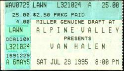 Our Lady Peace / Van Halen / Skid Row on Jul 29, 1995 [733-small]