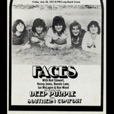 Deep Purple / The Faces with Rod Stewart / Matthews Southern Comfort on Jul 30, 1971 [735-small]