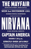 Shonen Knife / Nirvana / Captain America on Dec 2, 1991 [795-small]