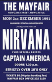 Shonen Knife (少年ナイフ) / Captain America / Nirvana on Dec 2, 1991 [795-small]