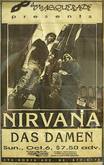 Nirvana / Das Damen on Oct 6, 1991 [864-small]