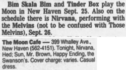 Nirvana / Melvins / Hed on Sep 26, 1991 [885-small]
