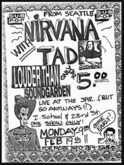Nirvana / Tad / Godhead on Feb 19, 1990 [900-small]