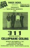 311 / Cellophane Ceiling on Sep 16, 1991 [024-small]