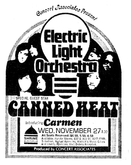 Electric Light Orchestra / Canned Heat / Carmen on Nov 27, 1974 [059-small]