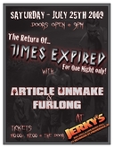 TIMES EXPIRED / Article Unmake / Furlong on Jul 25, 2009 [124-small]