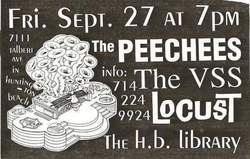 The Pee Chees / The VSS / Locust on Sep 27, 1996 [338-small]