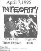 Integrity / 25 Ta Life / Stigmata / H100 / TIMES EXPIRED on Apr 7, 1995 [369-small]