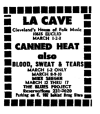 Canned Heat / Blood Sweat & Tears on Mar 1, 1968 [415-small]