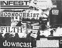 Infest / Econochrist / Filth / Downcast on Apr 28, 1991 [572-small]
