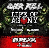 Overkill / Life of Agony / Death Angel / Mothership on May 10, 2019 [735-small]
