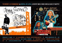 Record Release Party, tags: Tommy Guerrero, Bing Ji Ling, San Francisco, California, United States, Gig Poster, 12 Galaxies - Tommy Guerrero / Bing Ji Ling / Nino Moschella / Cool Chris on Mar 7, 2008 [098-small]