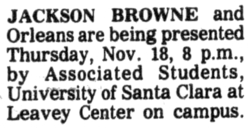 Jackson Browne / Orleans on Nov 18, 1976 [167-small]