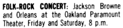 Jackson Browne / Orleans on Nov 19, 1976 [168-small]