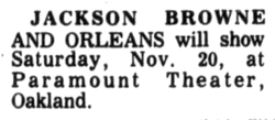 Jackson Browne / Orleans on Nov 19, 1976 [171-small]