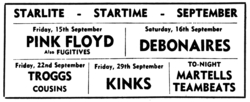 Pink Floyd / The Fugitives on Sep 15, 1967 [387-small]