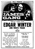 James Gang / Edgar Winter / War on Oct 15, 1971 [458-small]