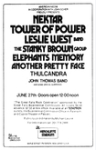 Nektar / Tower Of Power / Leslie West / Stanky Brown Group / Elephants Memory / Another Pretty Face / Thulcandra / John Thomas Band on Jun 27, 1976 [464-small]