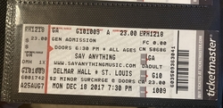 Say Anything / Backwards Dancer on Dec 18, 2017 [704-small]