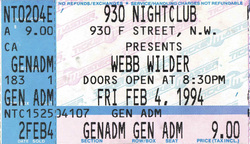 Webb Wilder / Vile Geezers on Feb 4, 1994 [837-small]