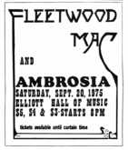 Fleetwood Mac / Ambrosia on Sep 20, 1975 [943-small]