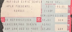 KANSAS / The Motors on Dec 11, 1977 [012-small]