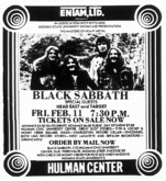 Black Sabbath / Head East / Target on Feb 11, 1977 [039-small]