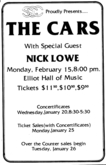 The Cars / Nick Lowe/Paul Carrack on Feb 15, 1982 [163-small]