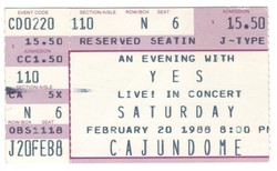 YES on Feb 20, 1988 [233-small]