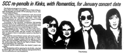 The Kinks / The Romantics on Jan 18, 1984 [261-small]