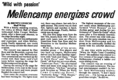 John Mellencamp / Dan Ross and The Brunettes on Mar 17, 1984 [273-small]
