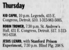 The Jesus Lizard / Stanford Prison Experiment on May 7, 1998 [362-small]