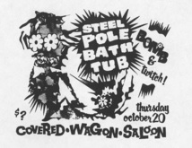 tags: Bomb, Steelpole Bathtub, Twitch, San Francisco, California, United States, Gig Poster, Covered Wagon - Bomb / Steelpole Bathtub / Twitch on Oct 20, 1988 [394-small]
