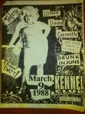 tags: MDC, Drunk Injuns, Bambi Lake, San Francisco, California, United States, Gig Poster, Kennel Club - MDC / Drunk Injuns / Bambi Lake / Donald The Nut (3 Day Stubble) on Mar 9, 1988 [402-small]