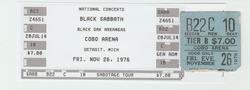 Black Sabbath / Black oak Arkansas / Target on Nov 26, 1976 [449-small]