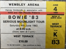 David Bowie / (No Support Act) on Jun 4, 1983 [458-small]
