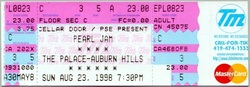 Pearl Jam / Cheap Trick on Aug 23, 1998 [470-small]