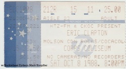 Eric Clapton / Buckwheat Zydeco on Oct 8, 1988 [560-small]